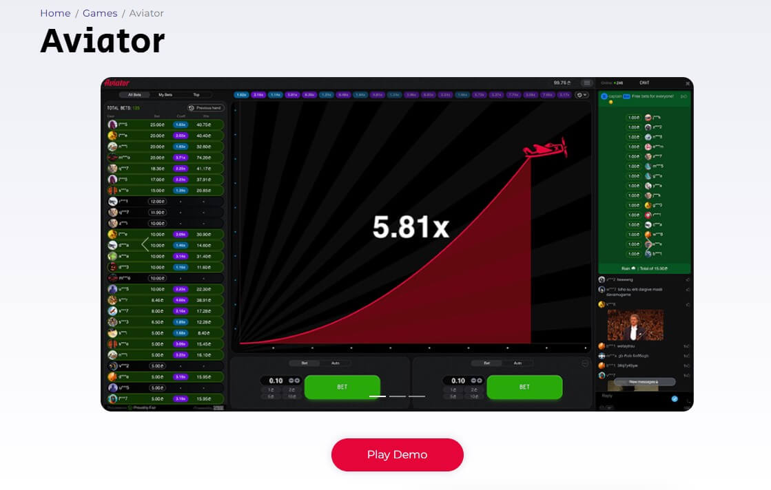 Авиатор официальный сайт